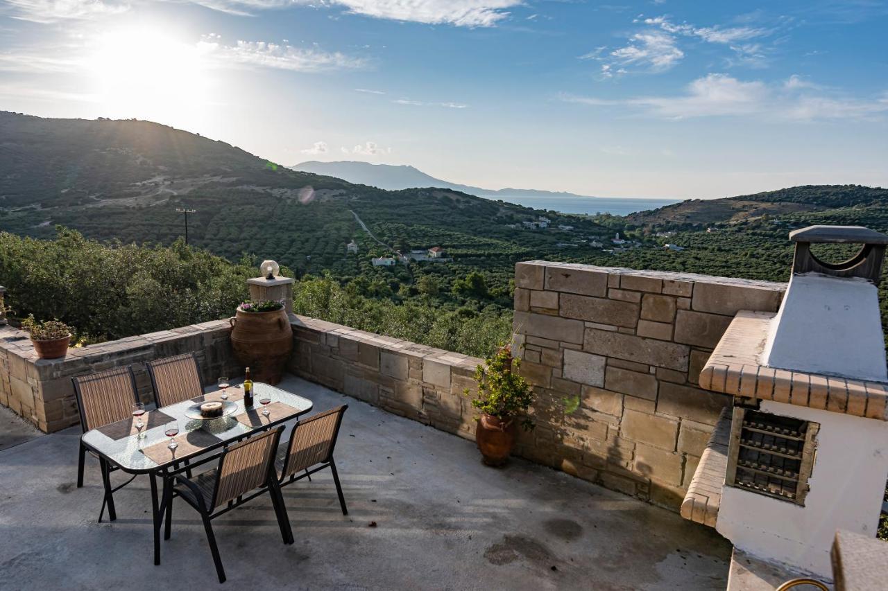Rikanthos Stone Sea View Apartment Ι Falelianá Exteriör bild