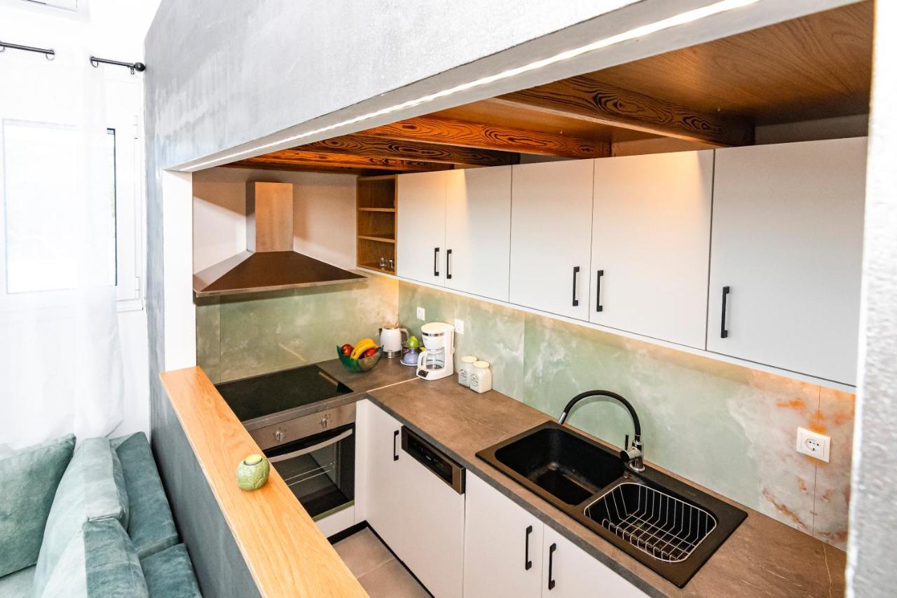 Rikanthos Stone Sea View Apartment Ι Falelianá Exteriör bild