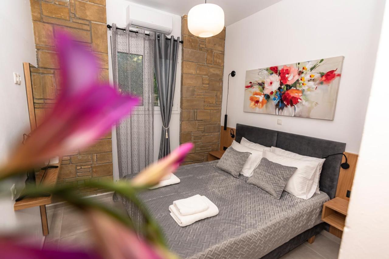 Rikanthos Stone Sea View Apartment Ι Falelianá Exteriör bild